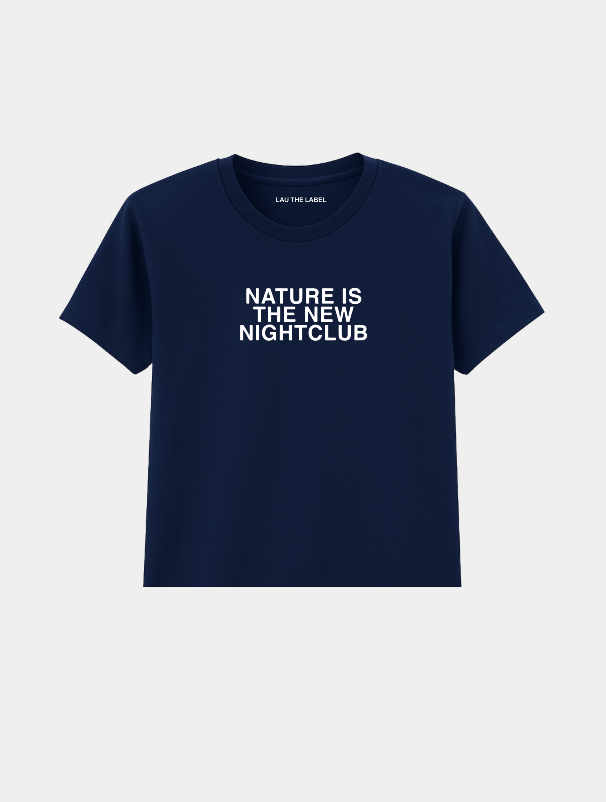NATURE IS THE NEW NIGHT CLUB BABY CROPPED TEE