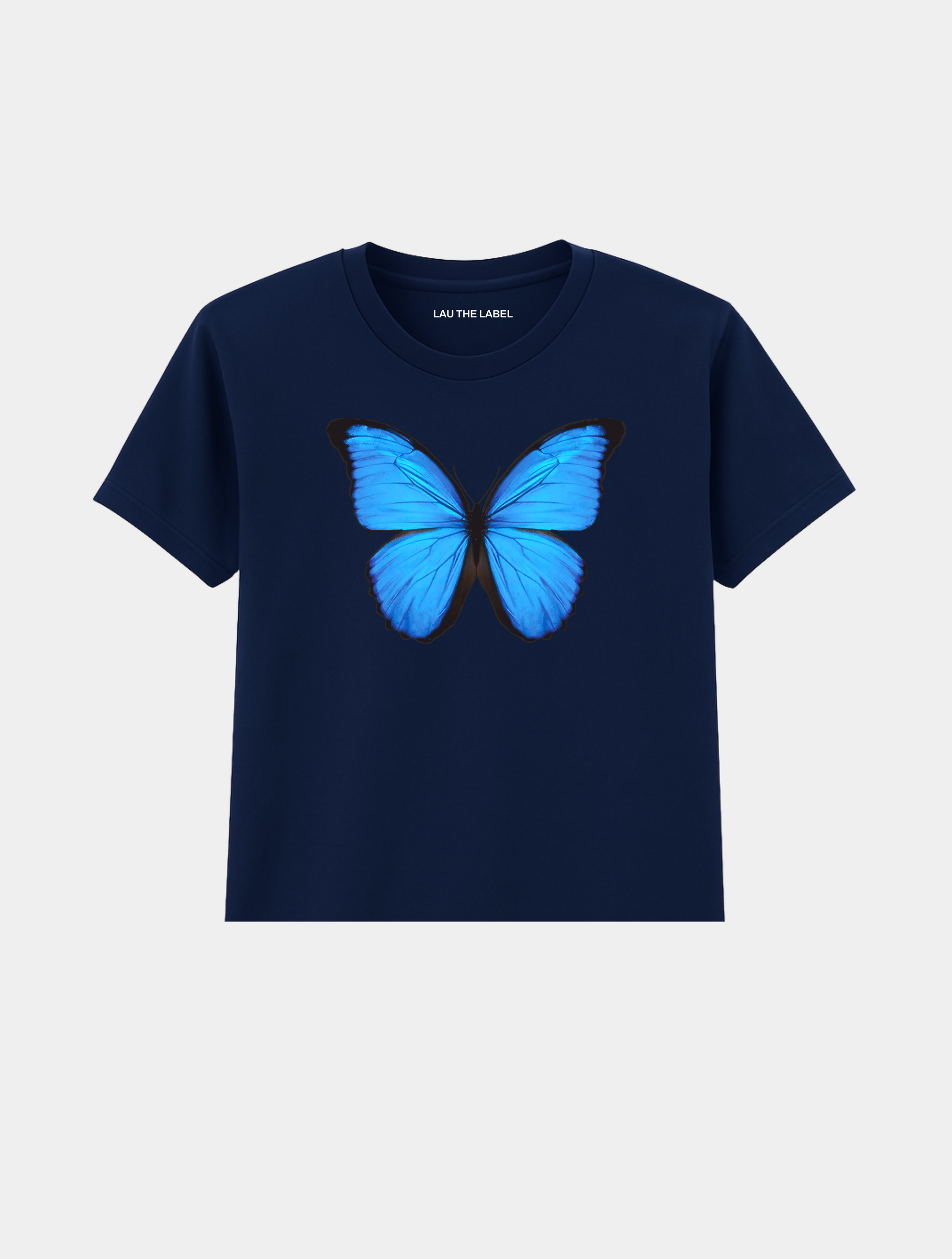 BUTTERFLY BABY CROPPED TEE