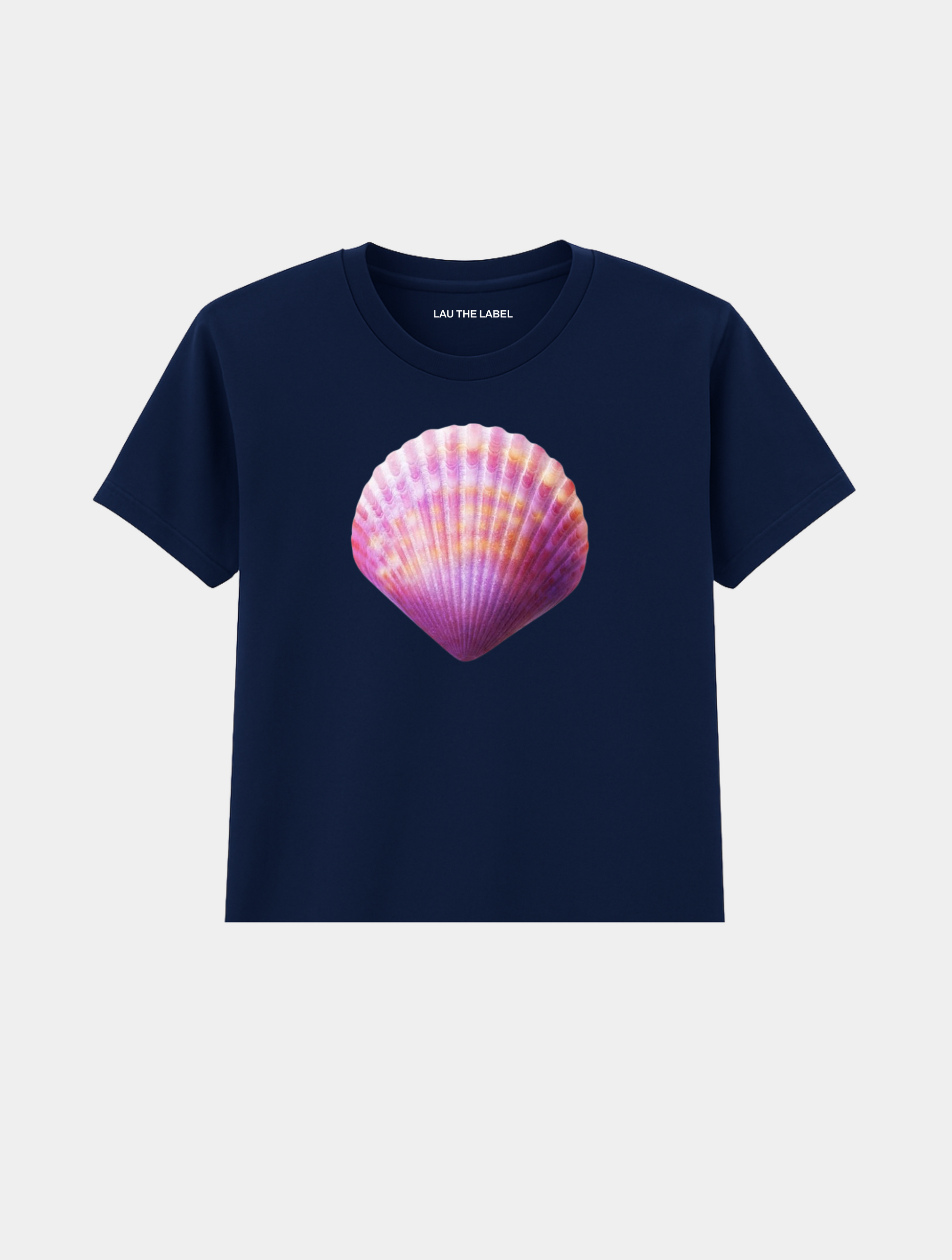 SEA SHELL BABY CROPPED TEE