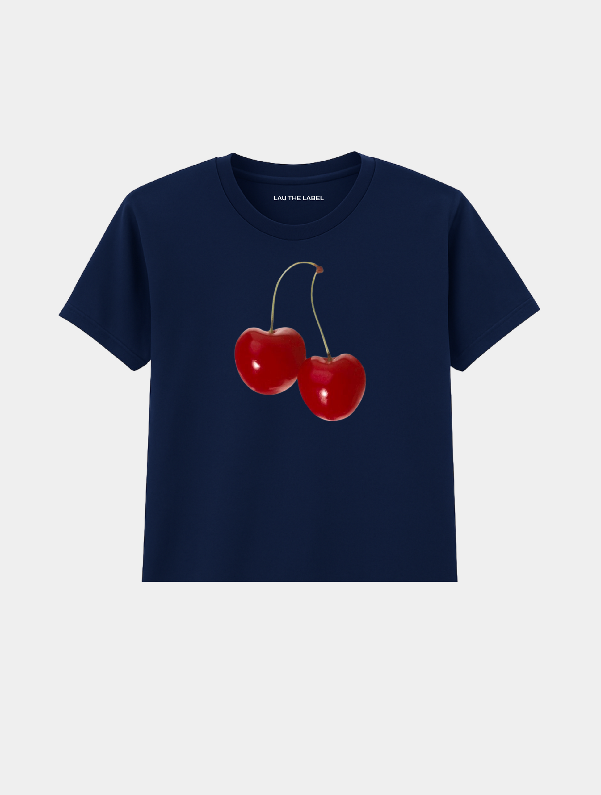 CHERRIES BABY CROPPED TEE
