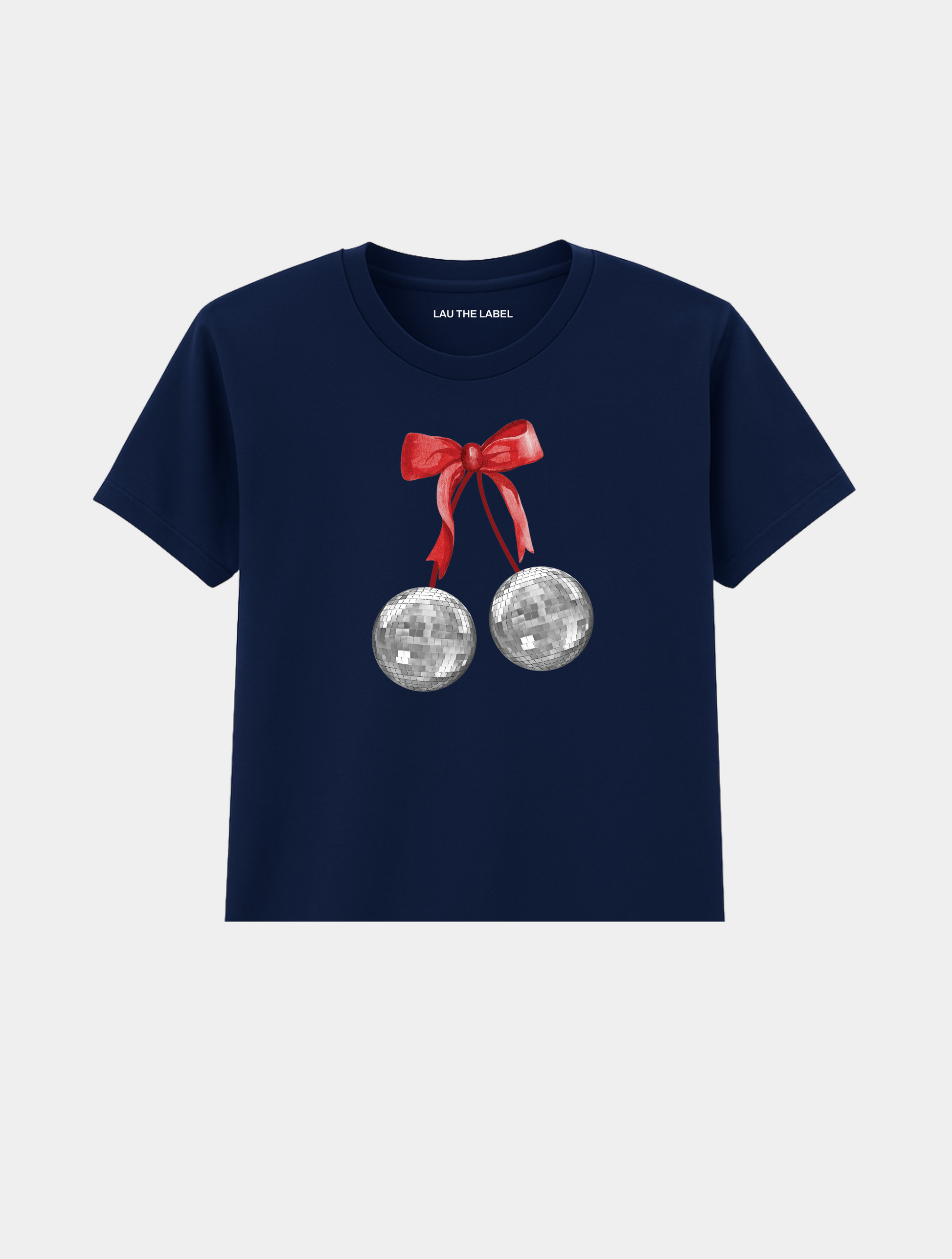 DISCO GIRL BABY CROPPED TEE