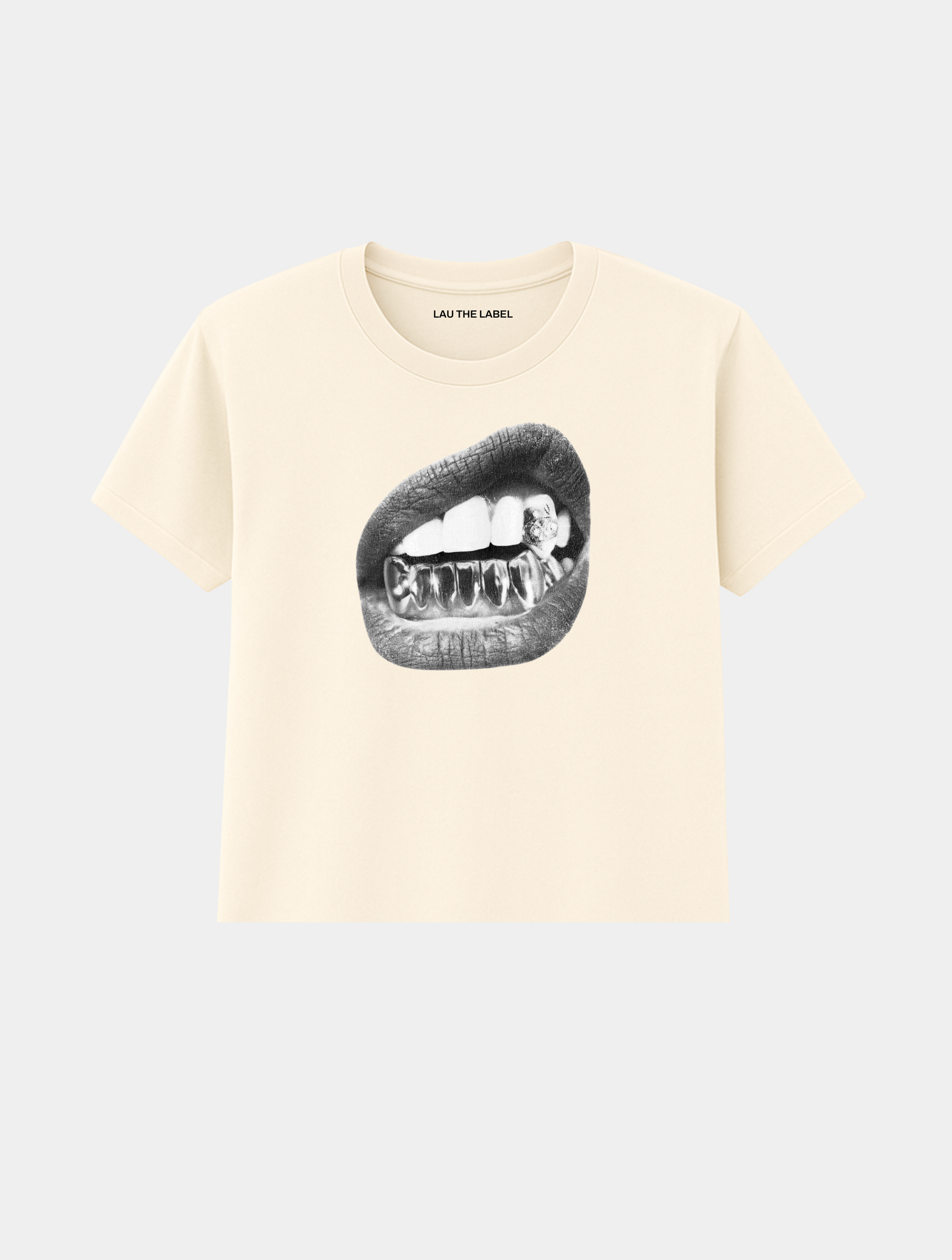 LIPS BABY CROPPED TEE