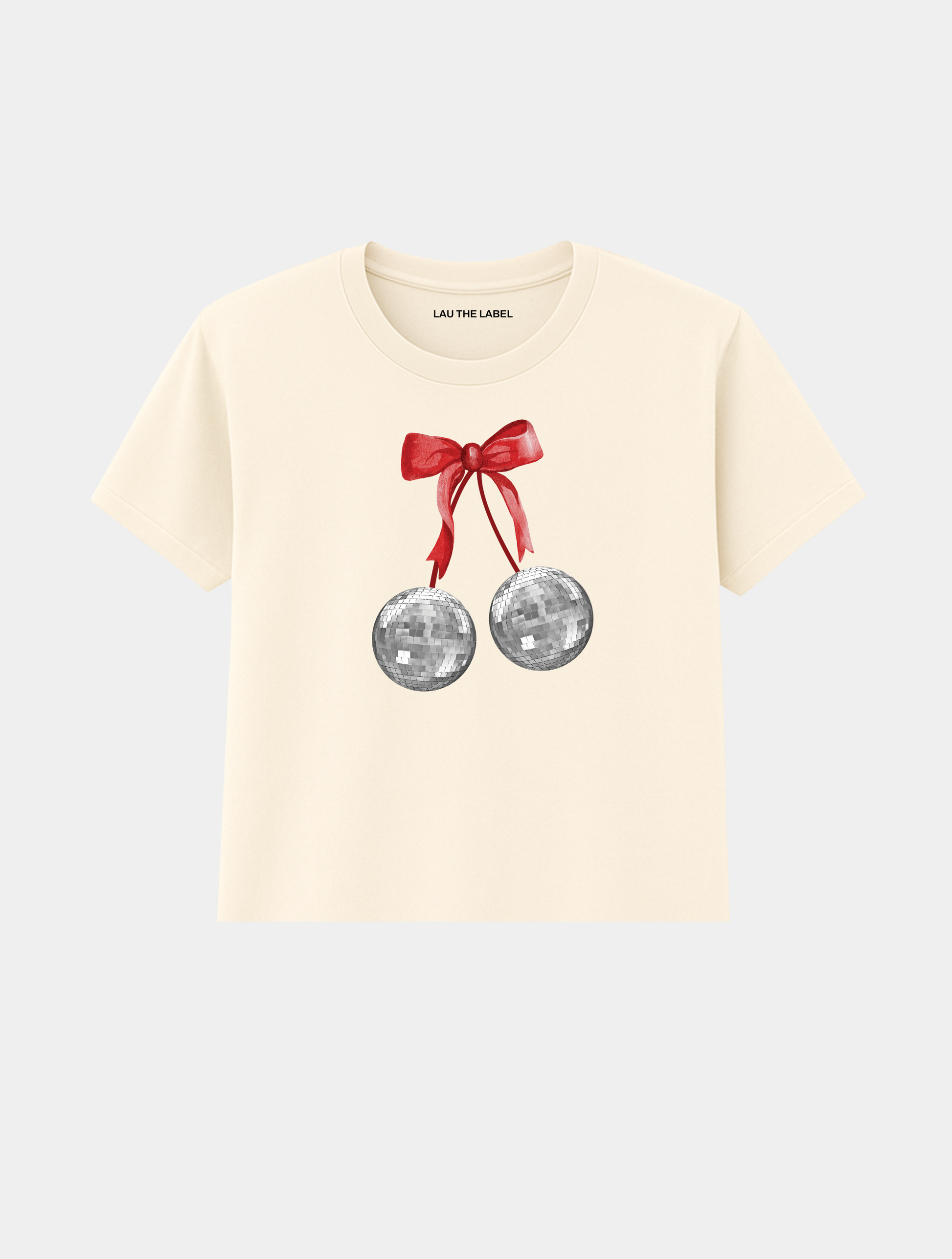 DISCO GIRL BABY CROPPED TEE