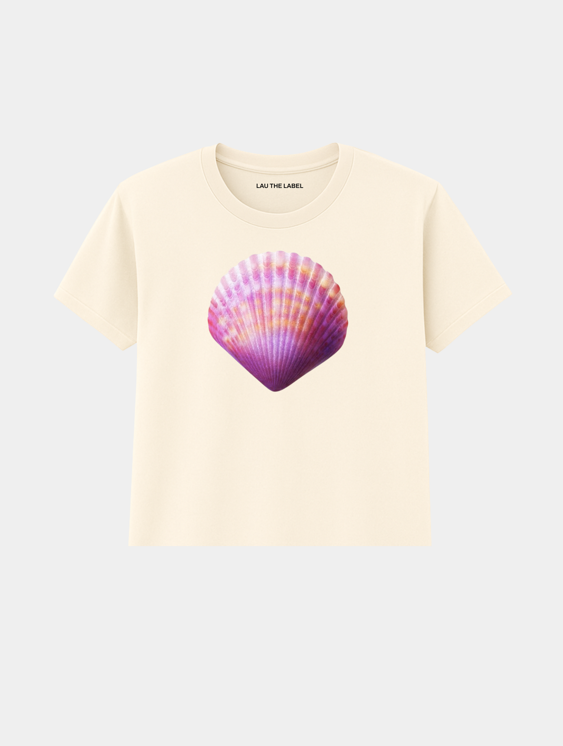 SEA SHELL BABY CROPPED TEE