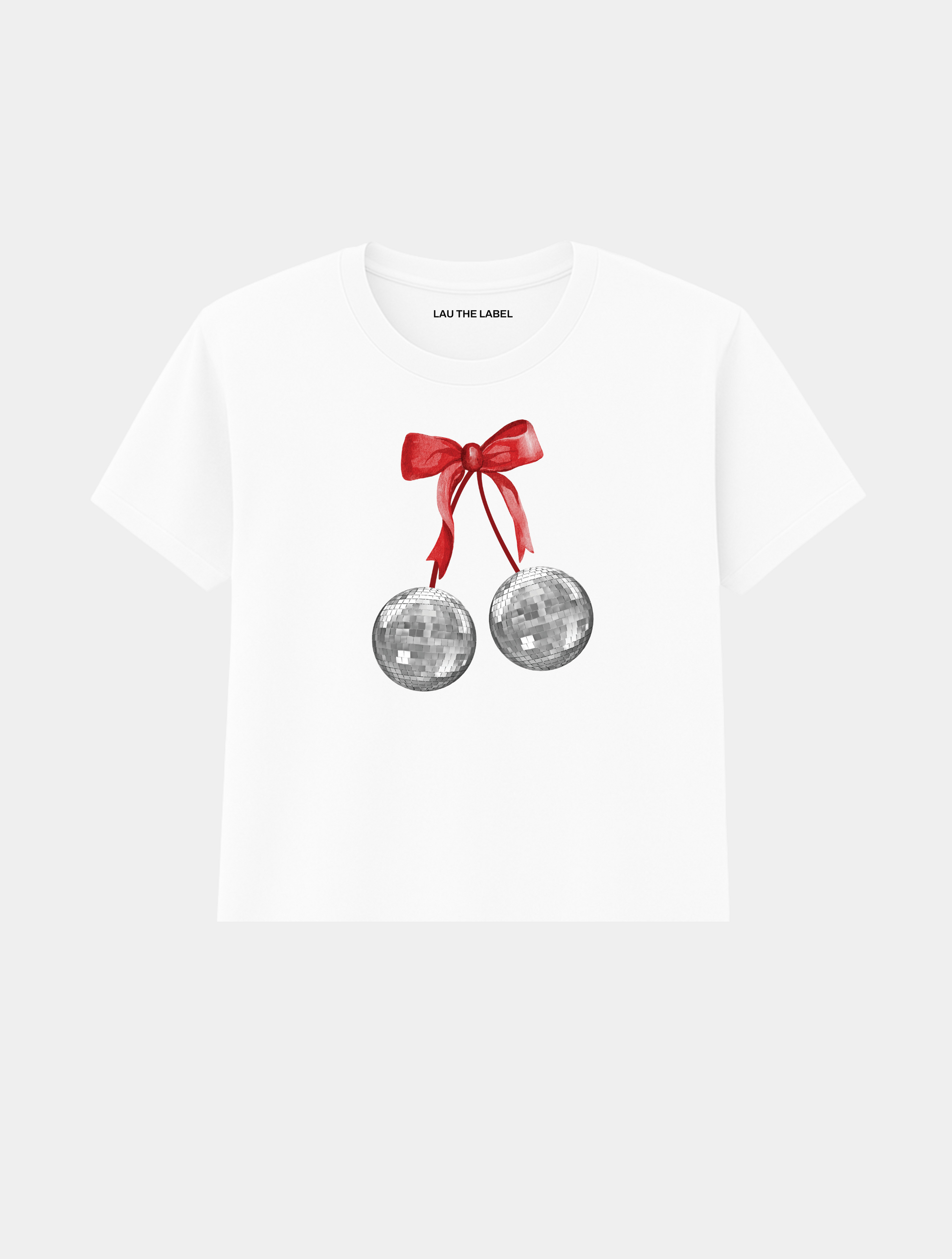 DISCO GIRL BABY CROPPED TEE