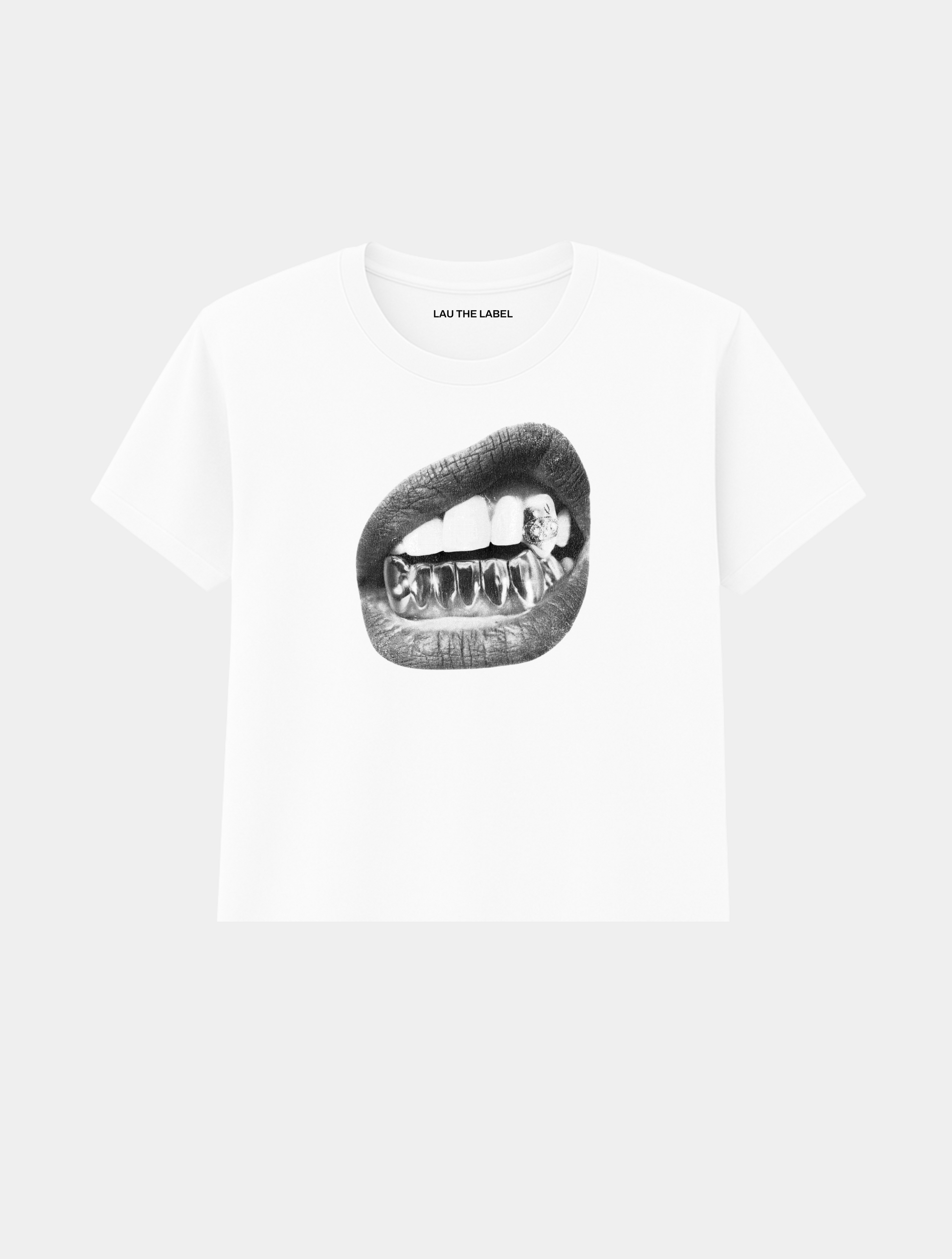 LIPS BABY CROPPED TEE