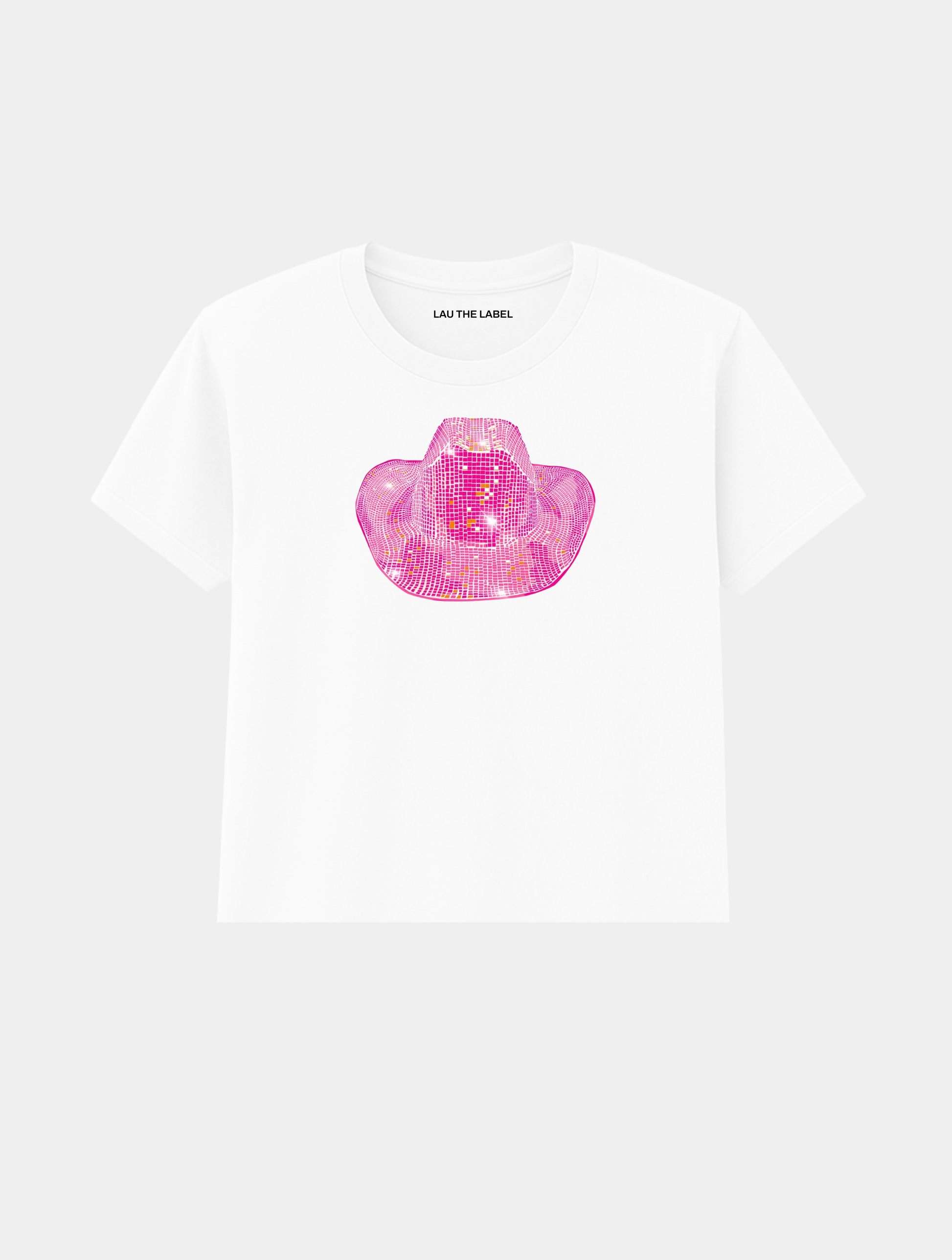COWBOY HAT BABY CROPPED TEE