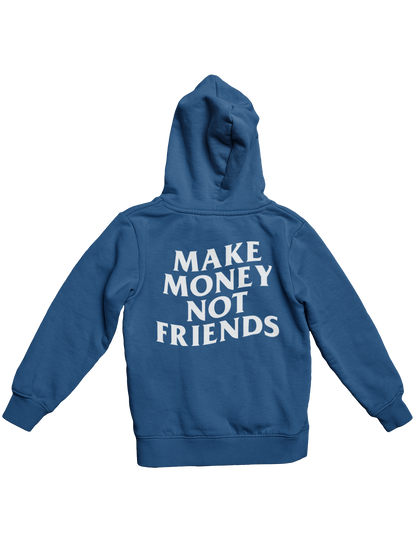 MAKE MONEY NOT FRIENDS HOODIE (WHITE)