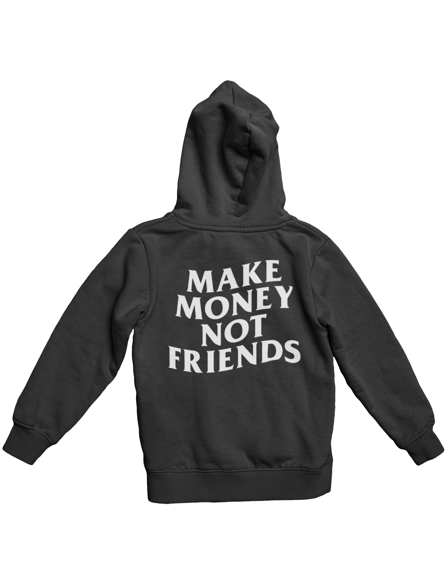 MAKE MONEY NOT FRIENDS HOODIE (WHITE)