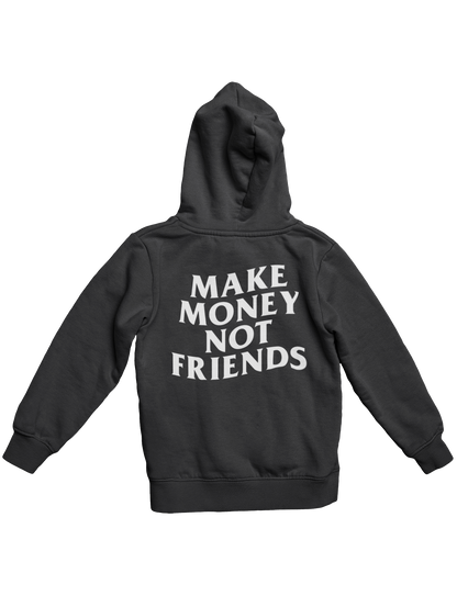 MAKE MONEY NOT FRIENDS HOODIE (WHITE)