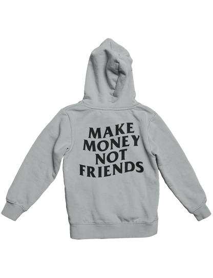 MAKE MONEY NOT FRIENDS HOODIE (WHITE)