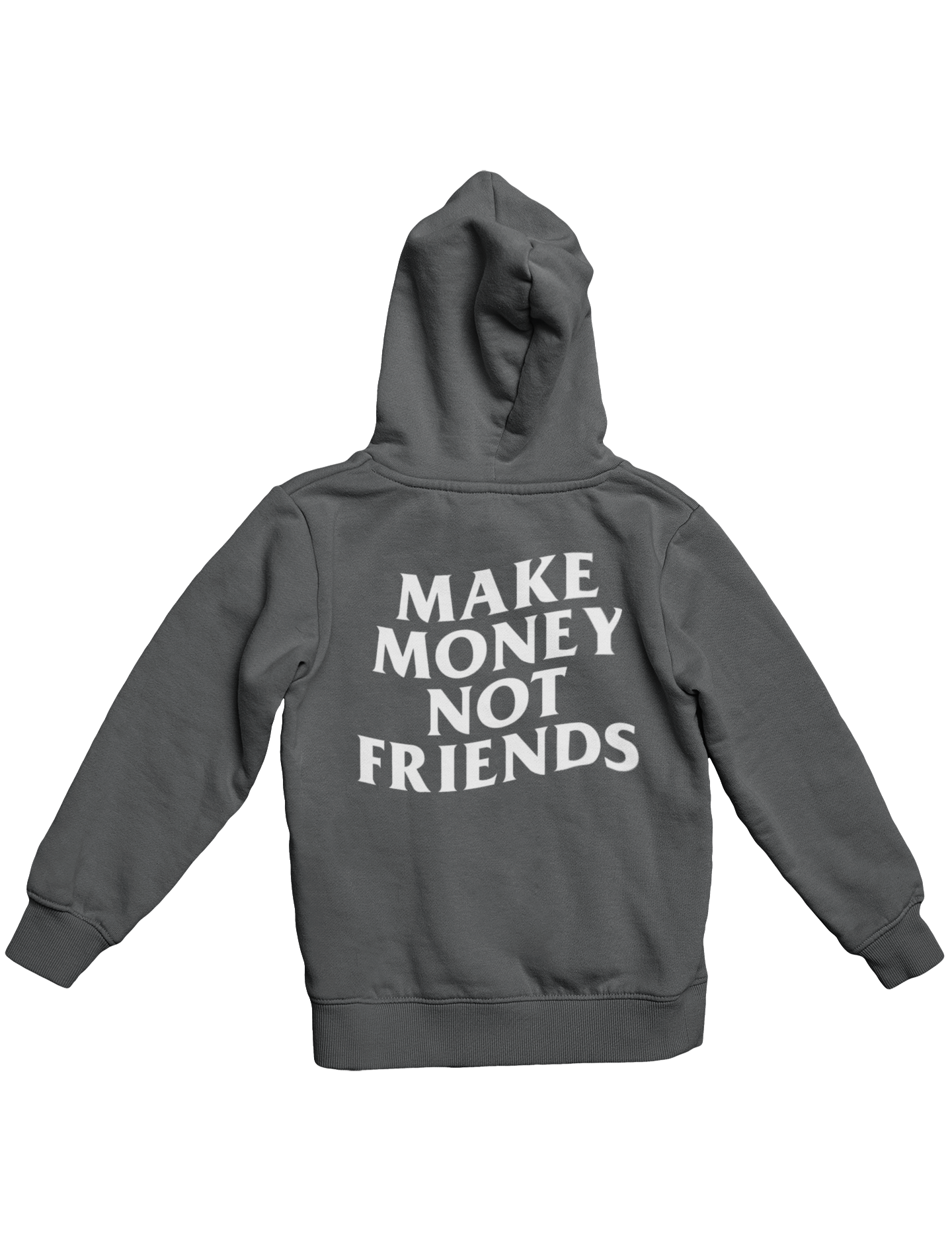 MAKE MONEY NOT FRIENDS HOODIE (WHITE)