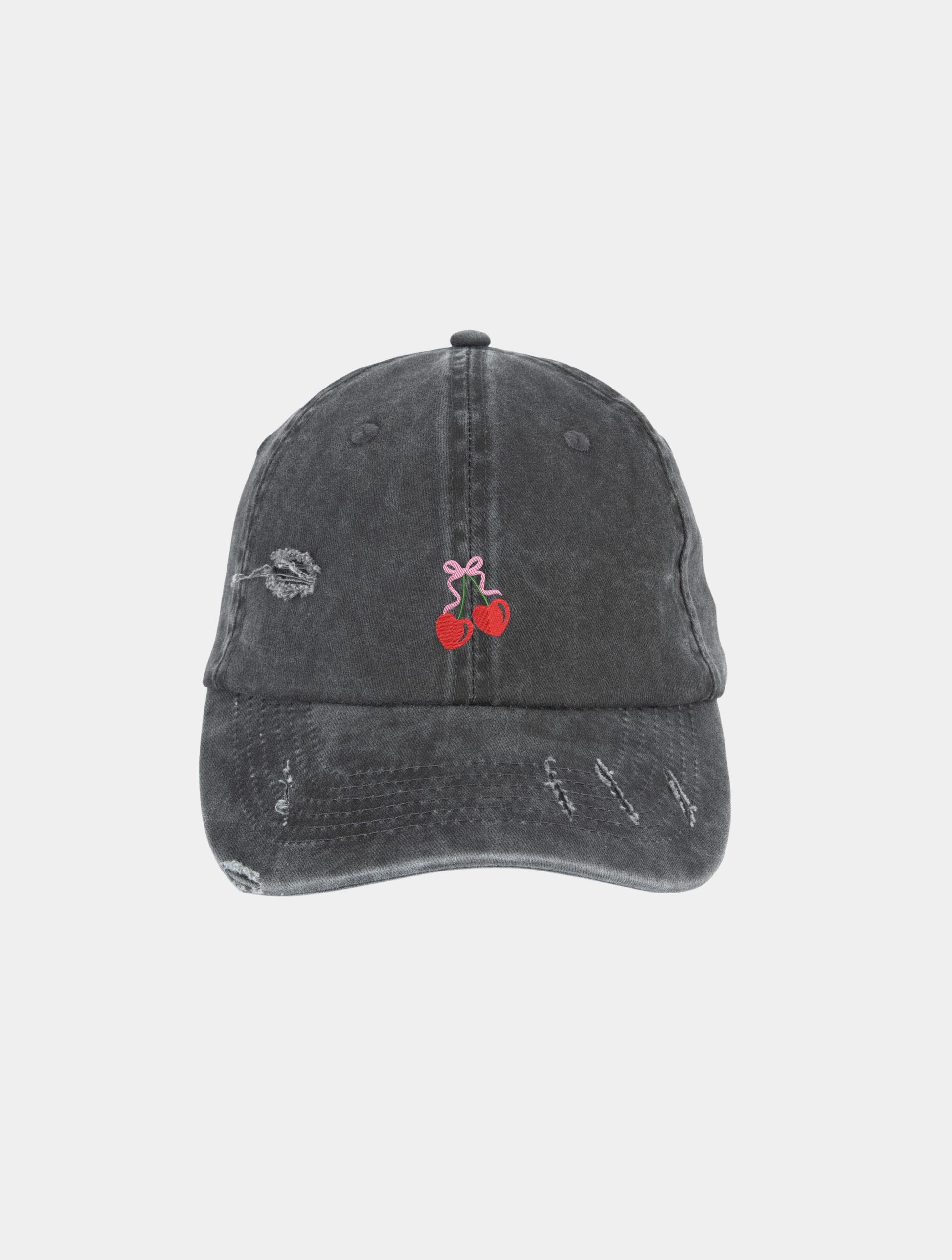 CHERRY BOW WASHED CAP