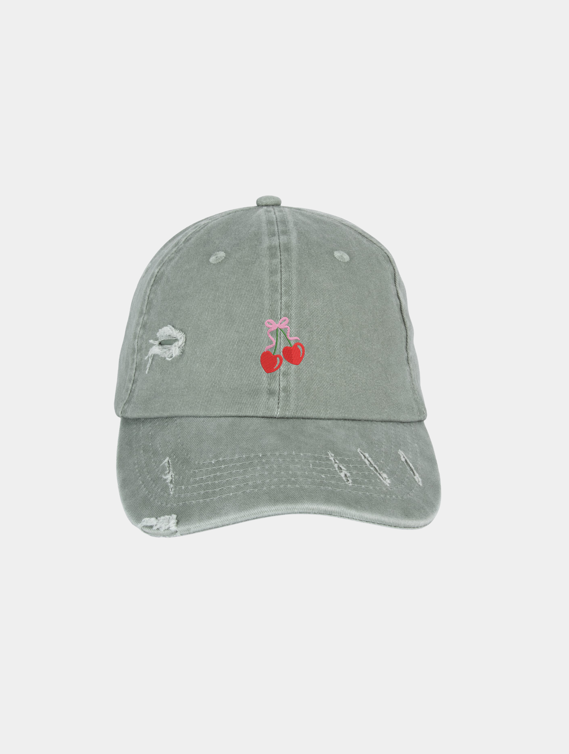 CHERRY BOW WASHED CAP