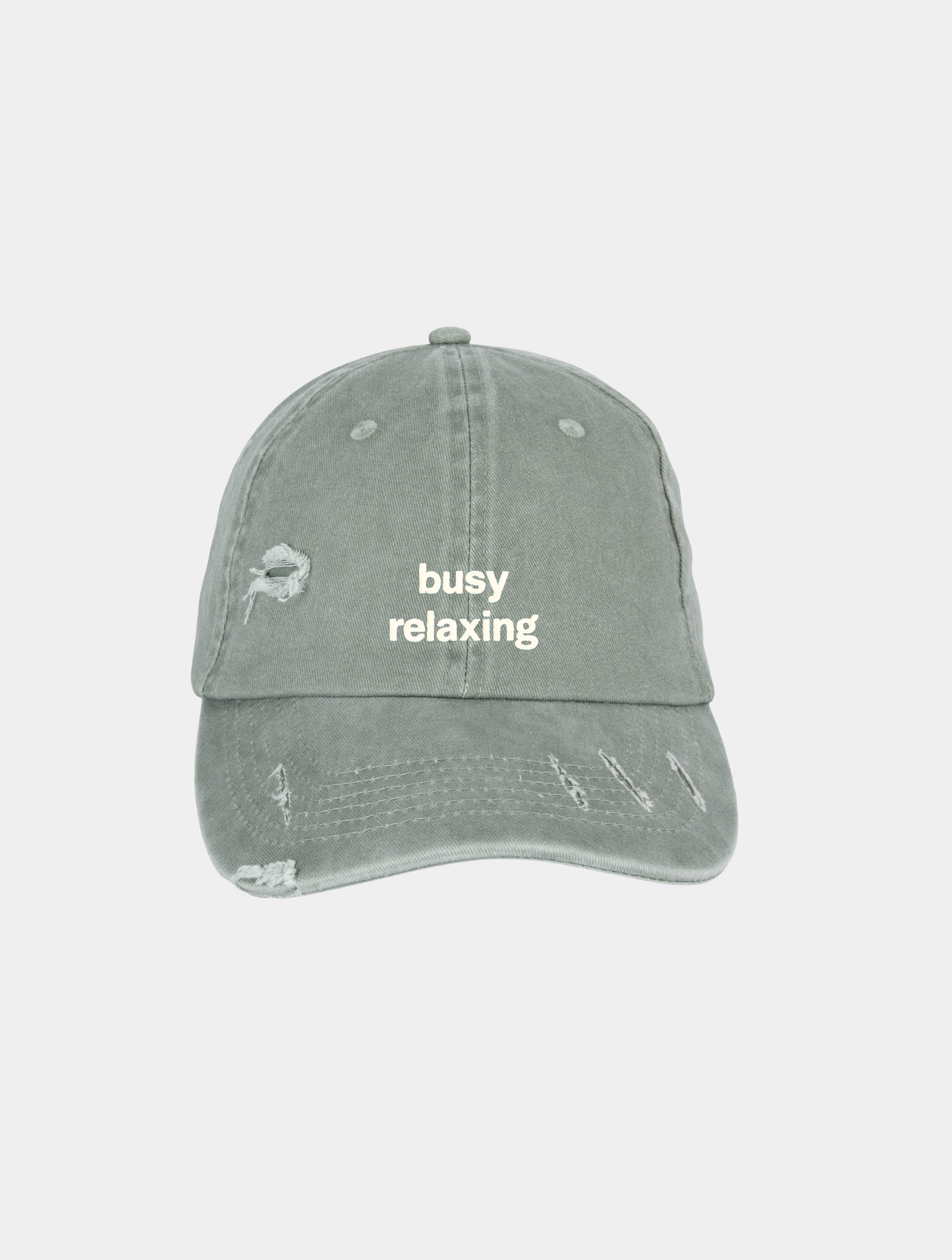 BUSY RELAXING WASHED CAP