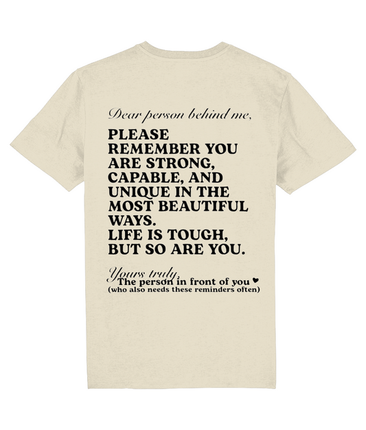 DEAR PERSON BEHIND ME SHIRT