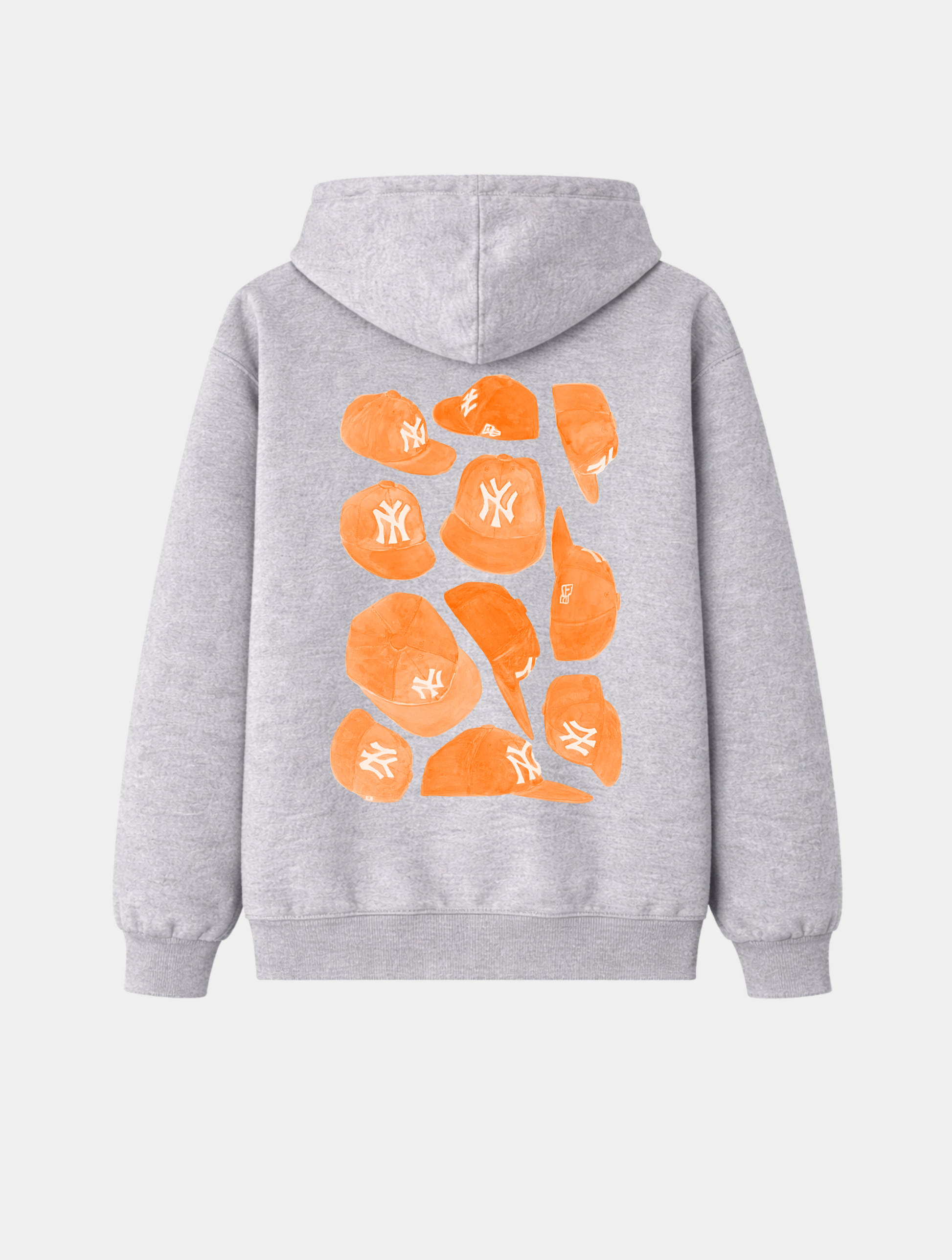 NY GIRL ORANGE HOODIE