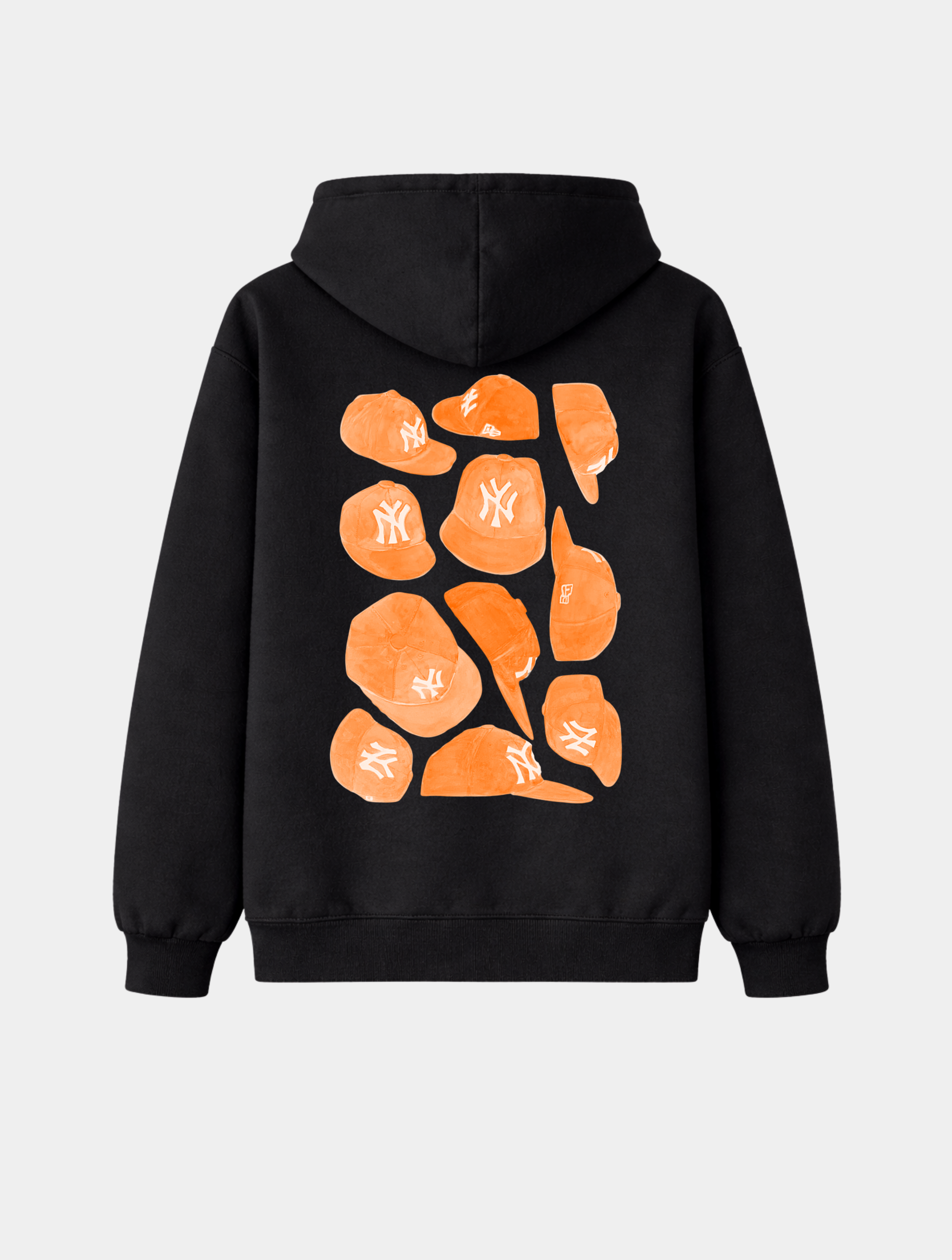NY GIRL ORANGE HOODIE