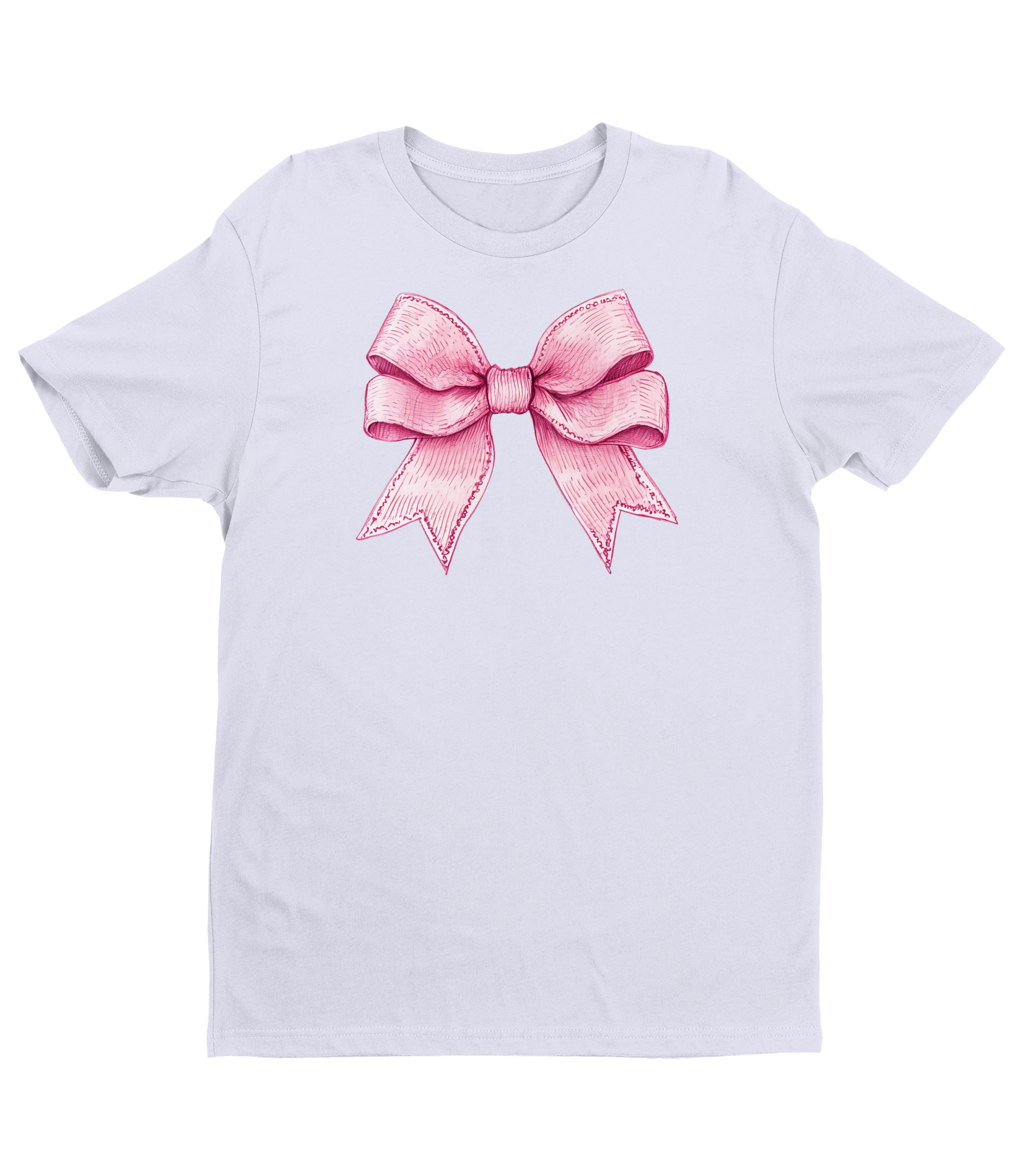 PINK BOW GIRLIE SHIRT