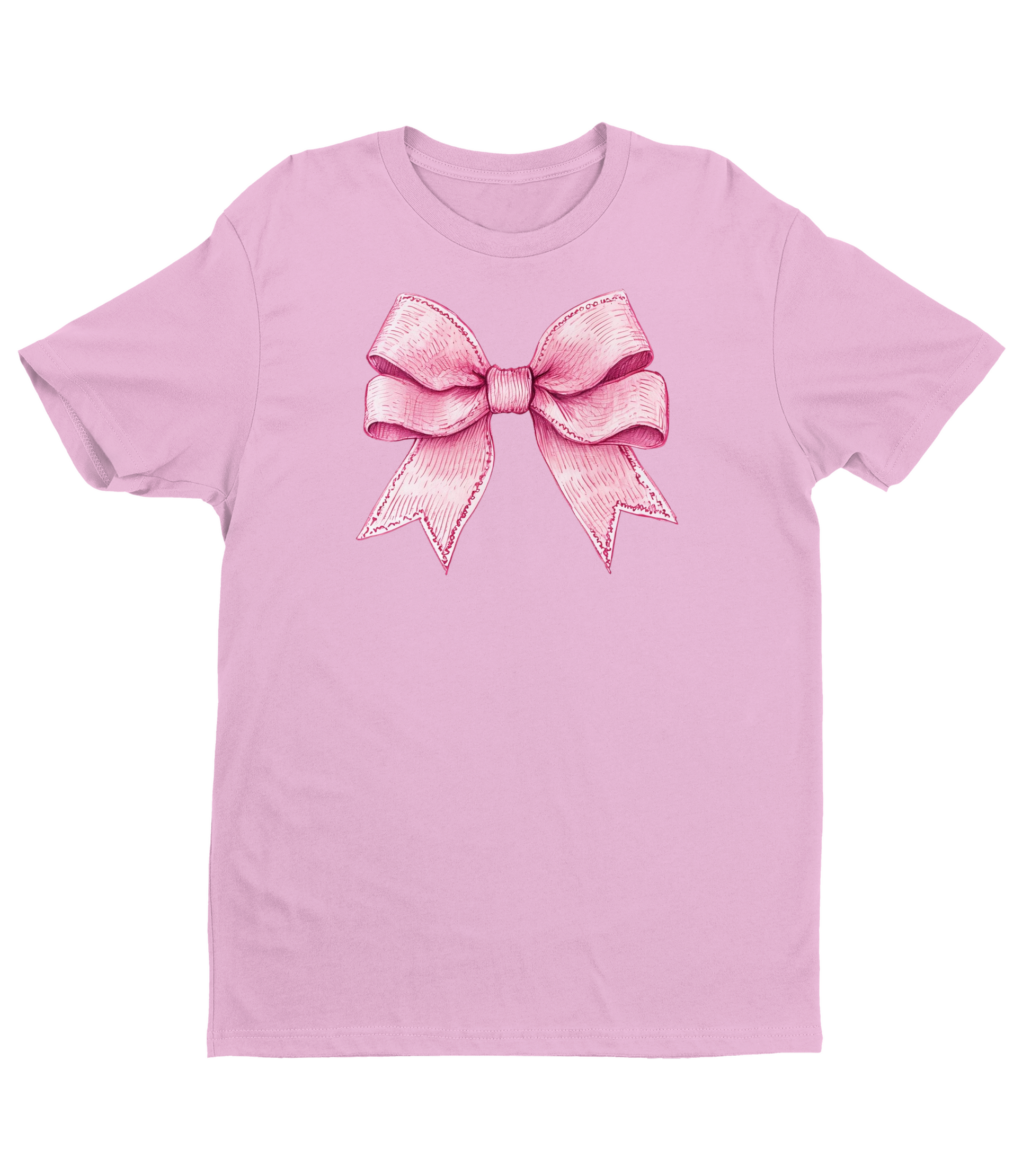 PINK BOW GIRLIE SHIRT