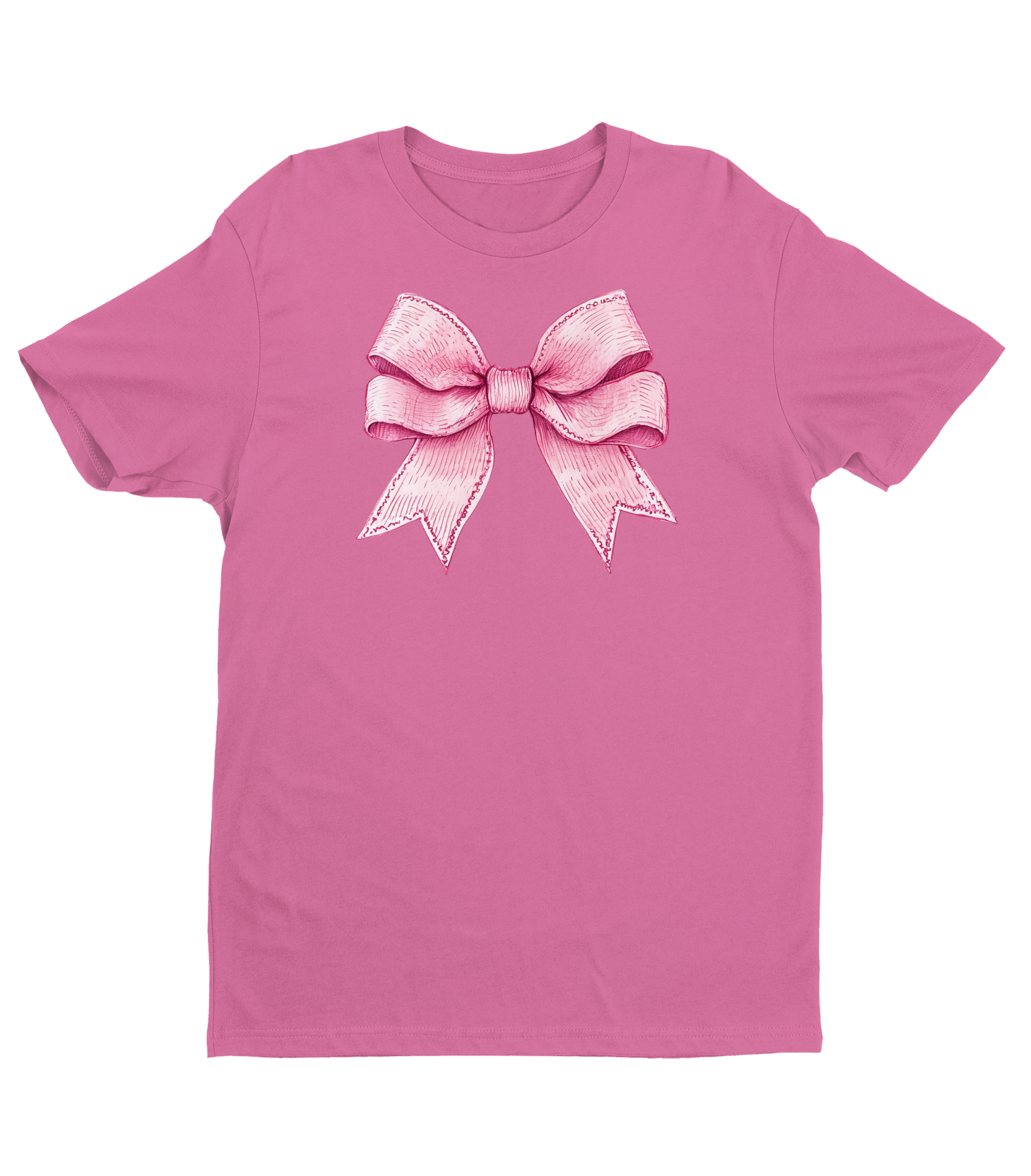 PINK BOW GIRLIE SHIRT