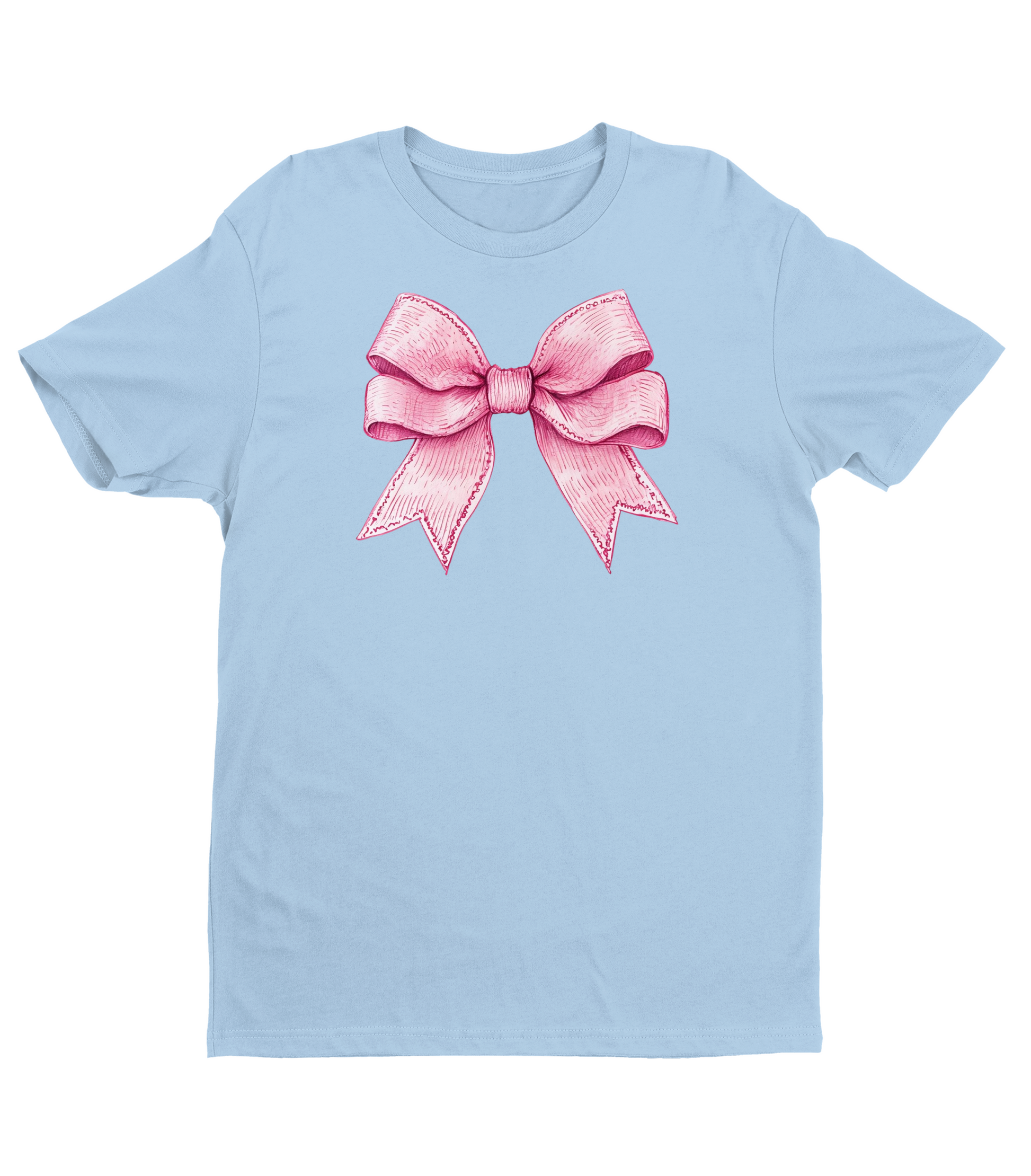 PINK BOW GIRLIE SHIRT