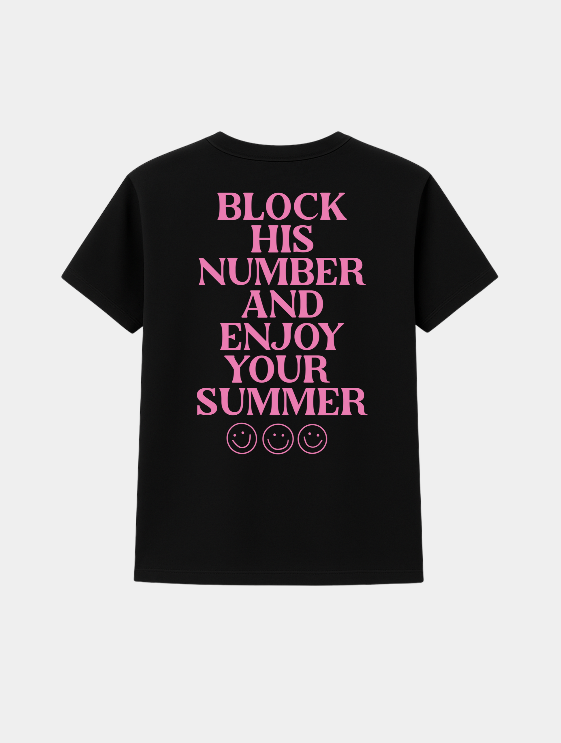 BLOCK HIS NUMBER TEE