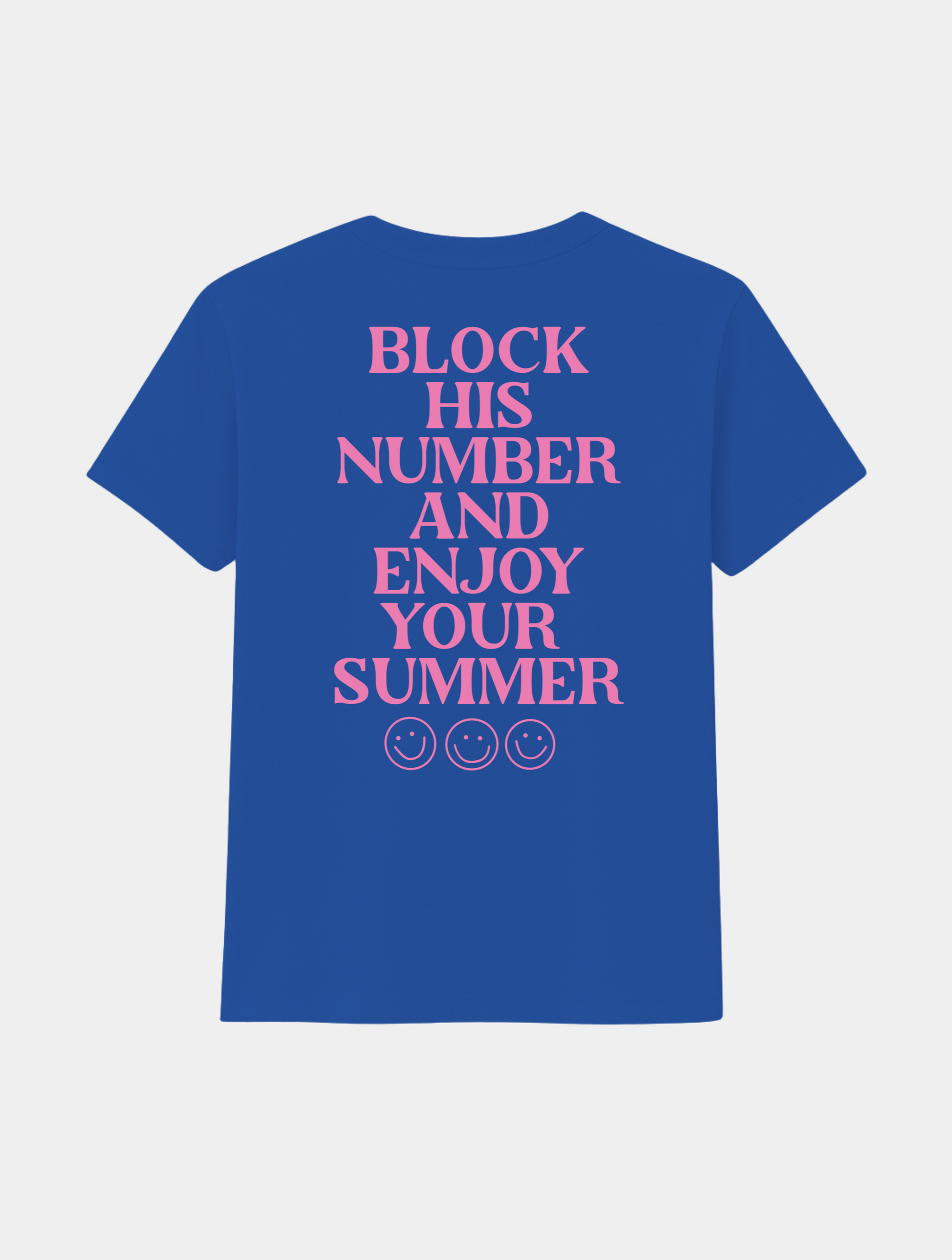 BLOCK HIS NUMBER TEE