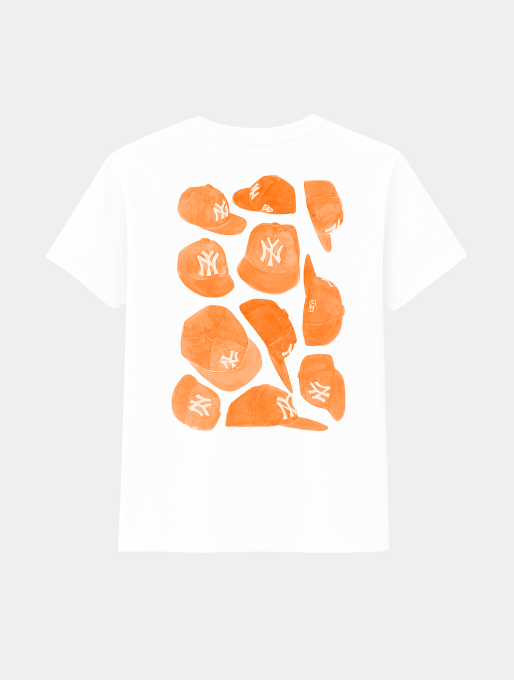 NY GIRL ORANGE TEE