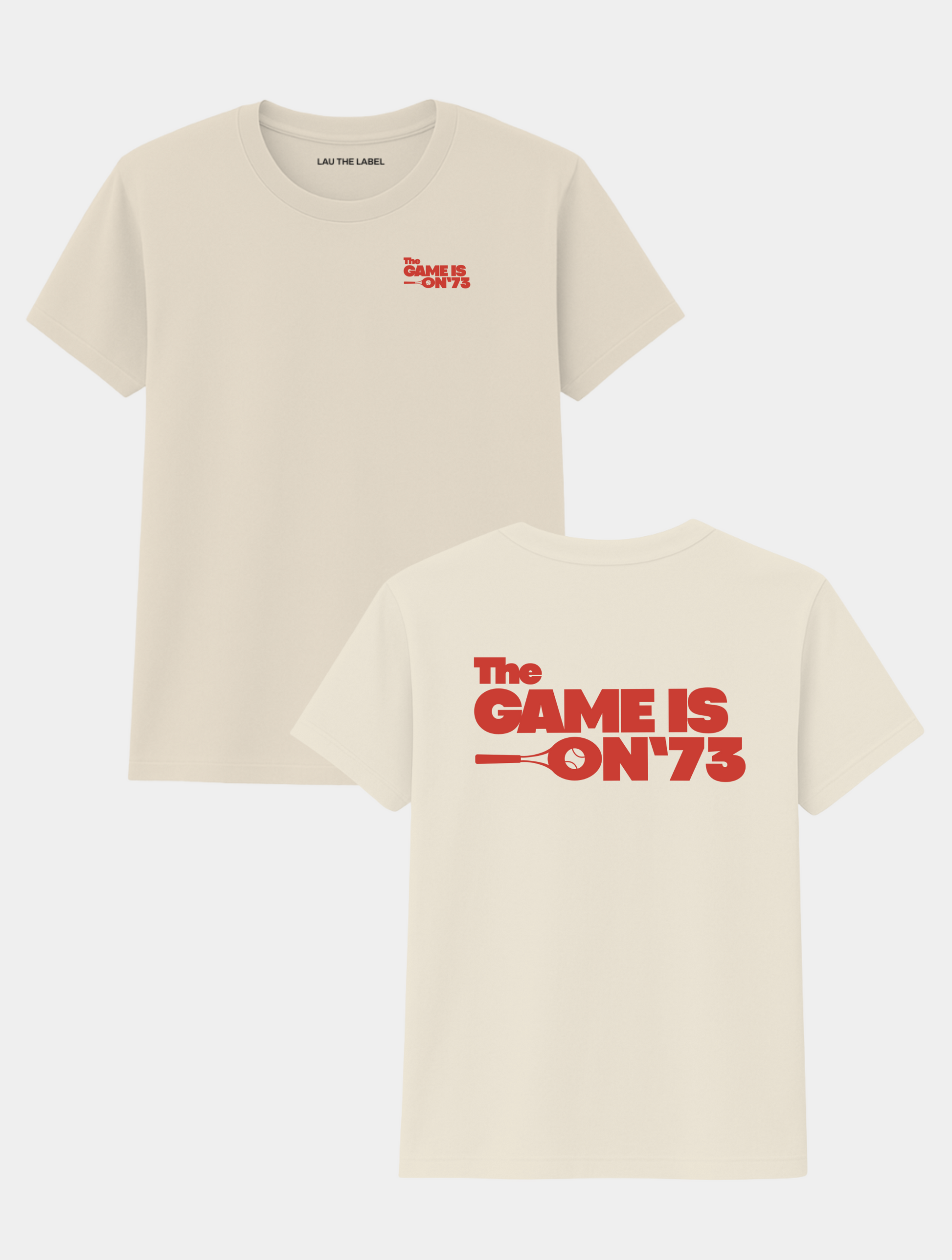 THE GAME IS ON TEE