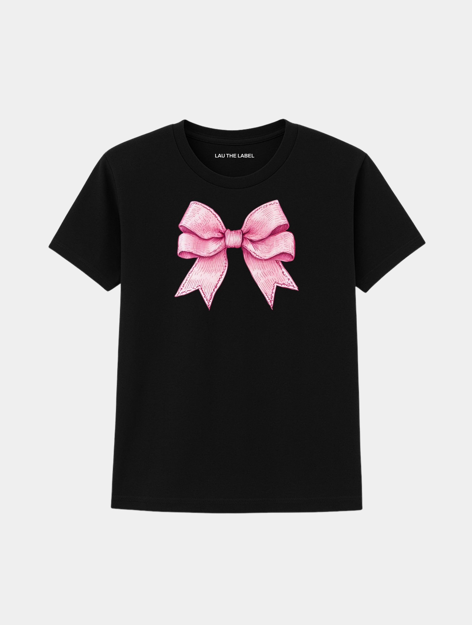 PINK BOW GIRLY TEE