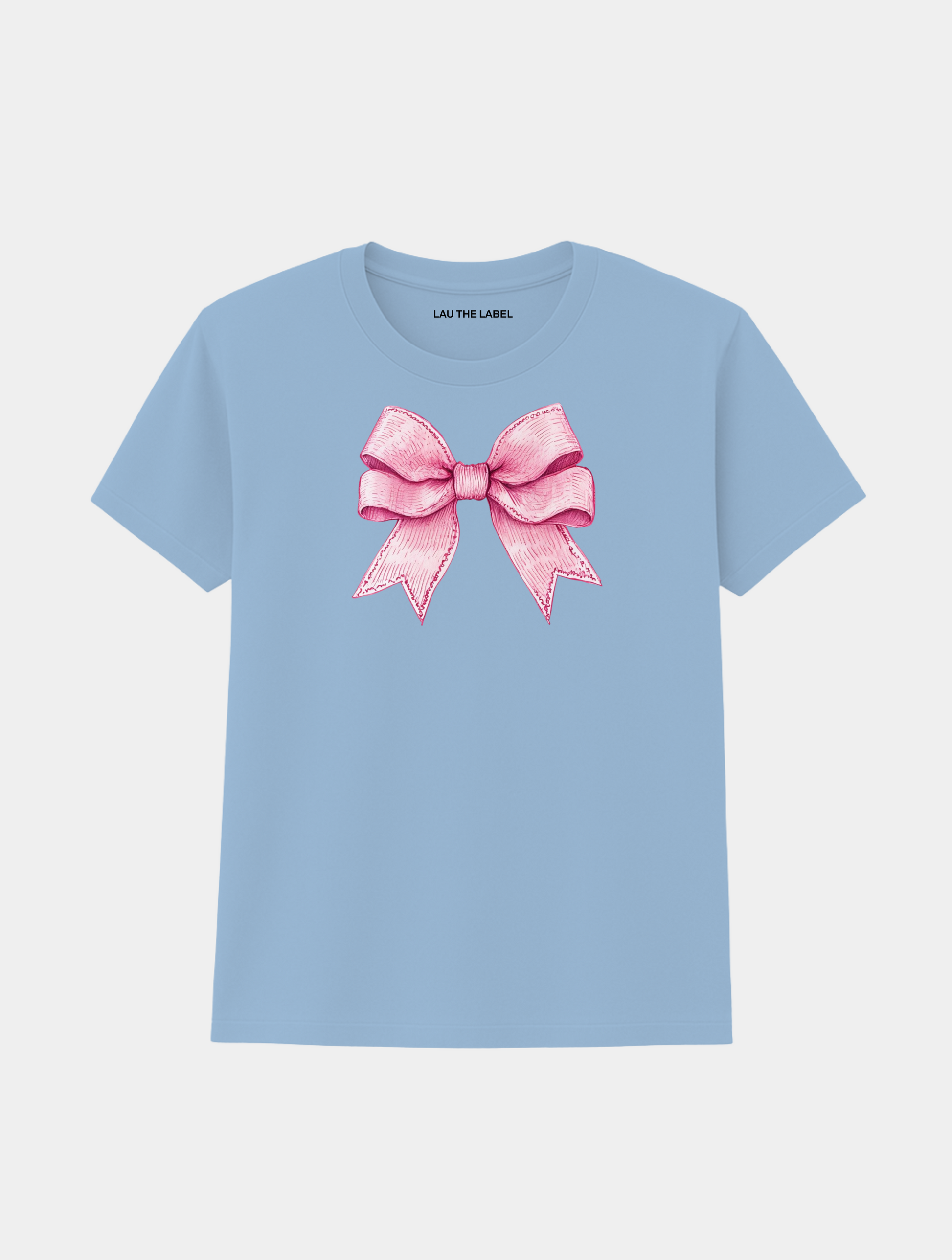 PINK BOW GIRLY TEE
