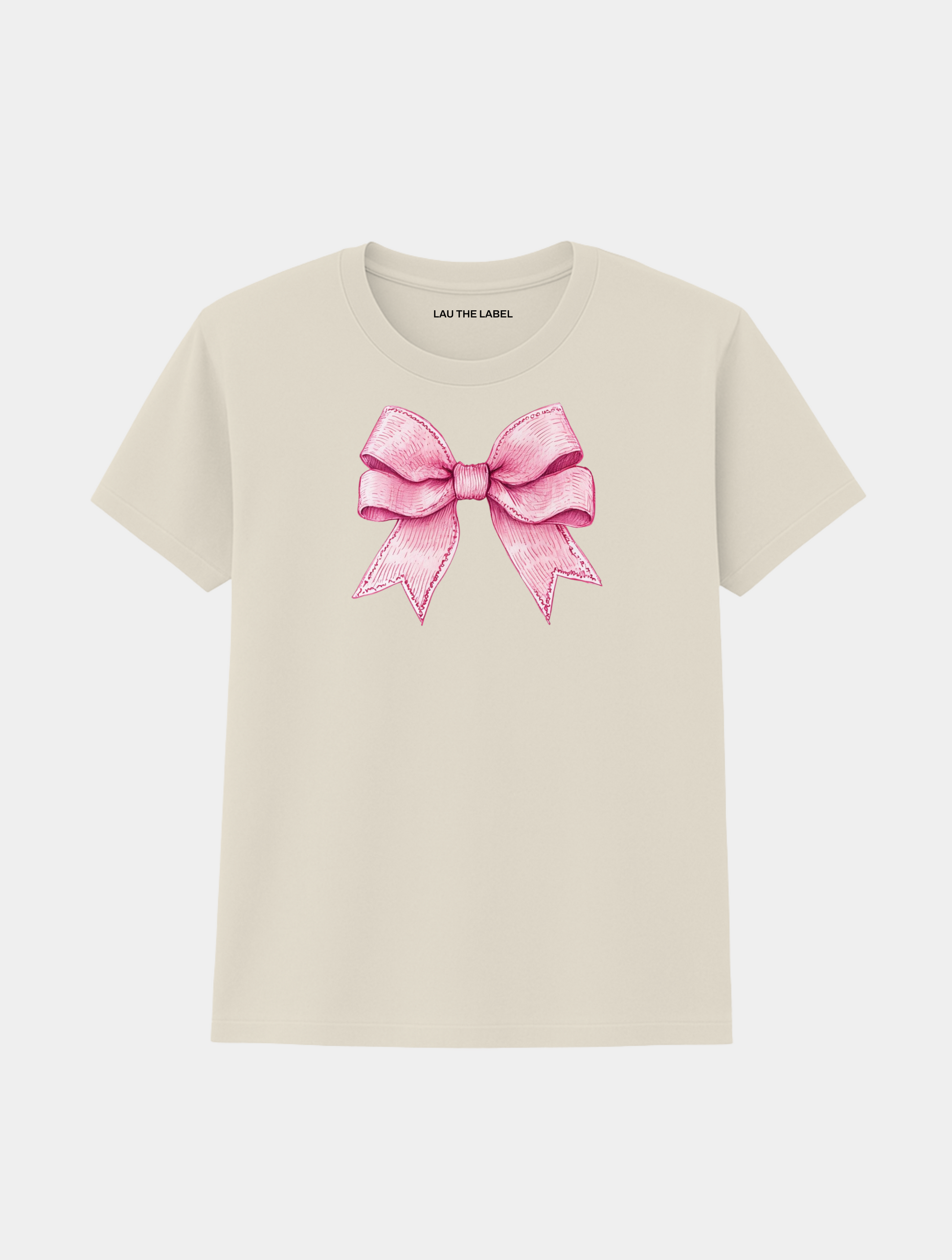 PINK BOW GIRLY TEE