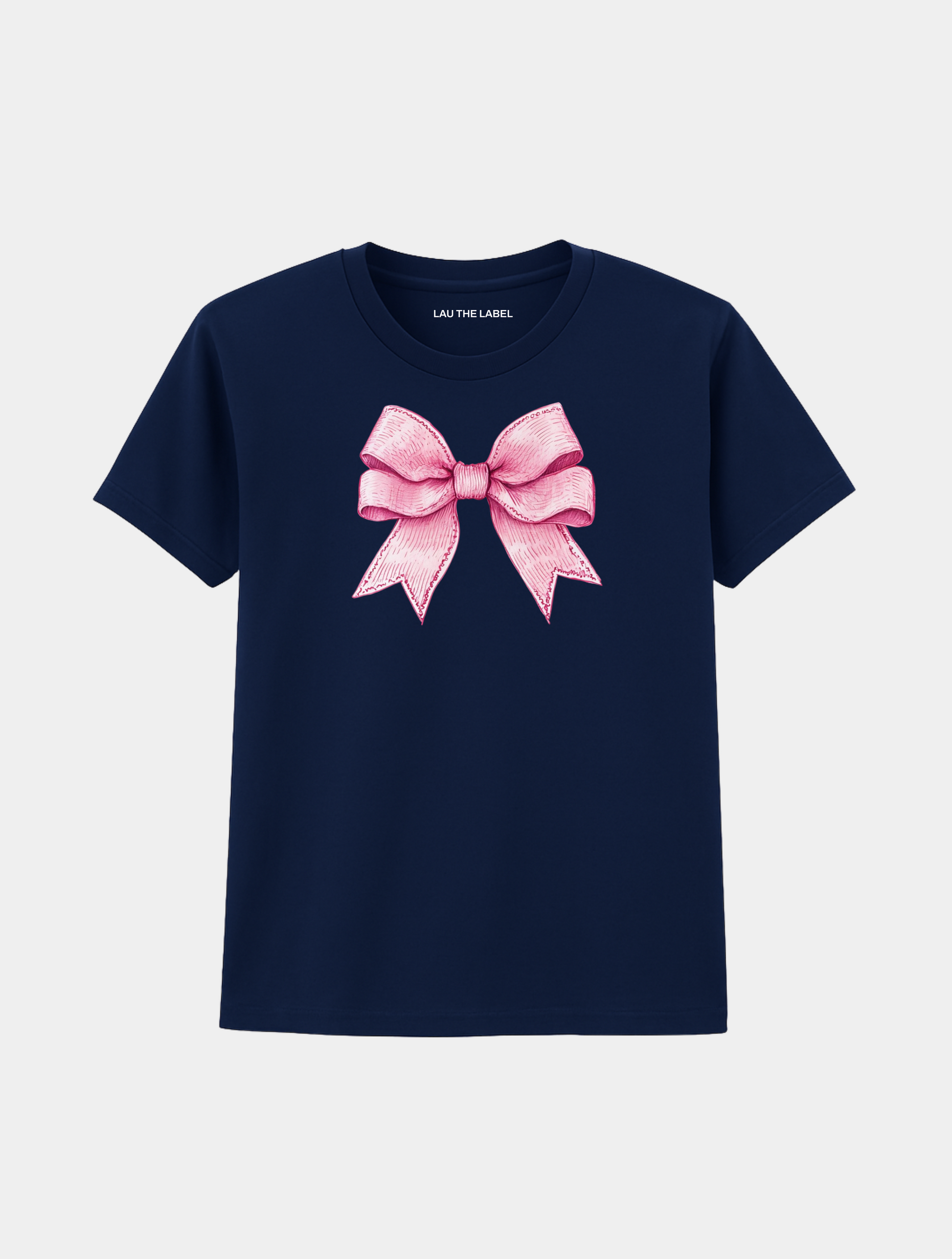PINK BOW GIRLY TEE
