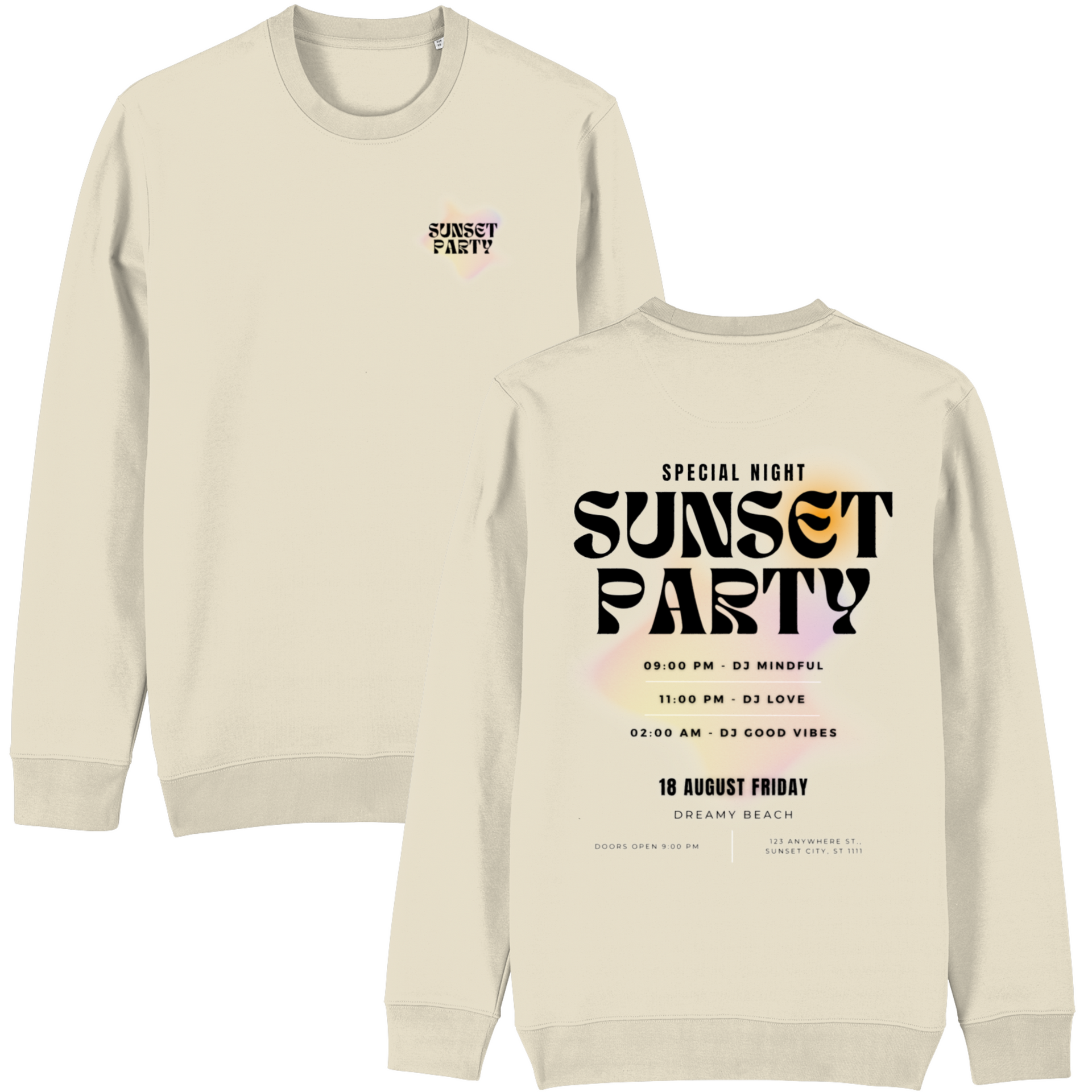Dj Sweatshirt Zwart Nog Eentje Dan | Hoodie | Sweater | Capuchon | Trui