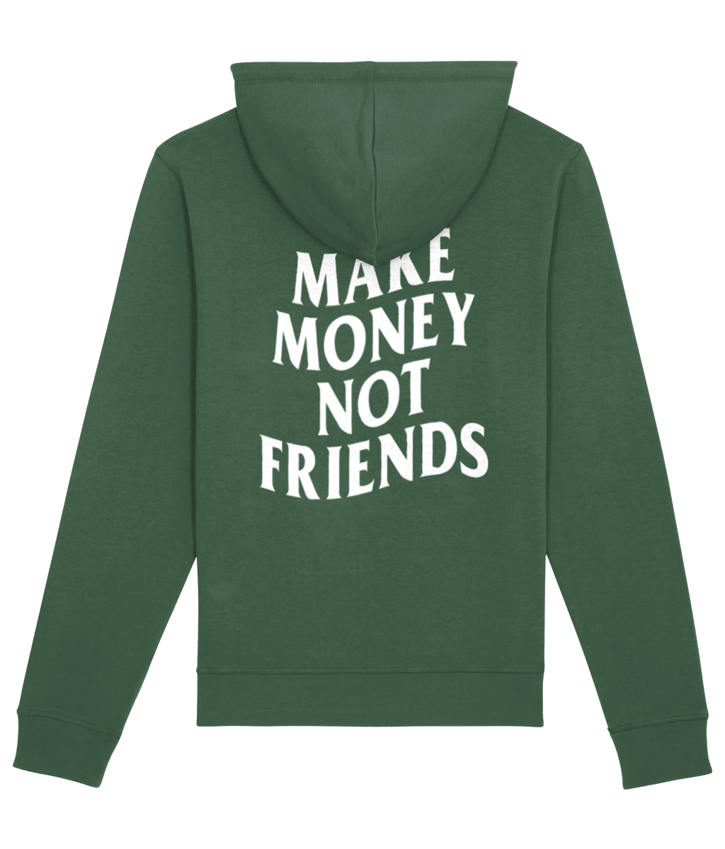 MAKE MONEY NOT FRIENDS HOODIE (WHITE)