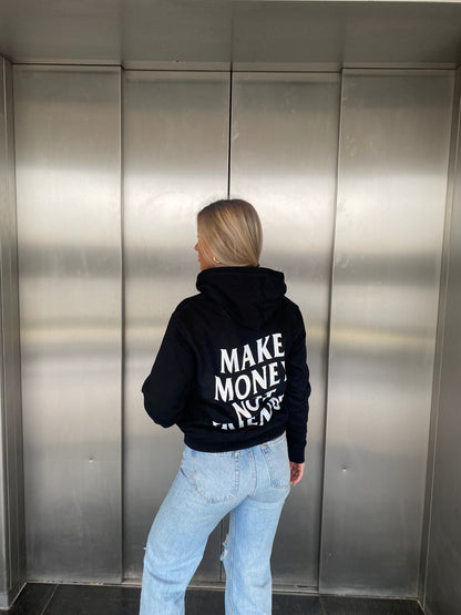 MAKE MONEY NOT FRIENDS HOODIE (WHITE)